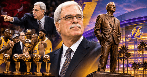 Phil Jackson Lakers statue announcement and NBA championship legacy